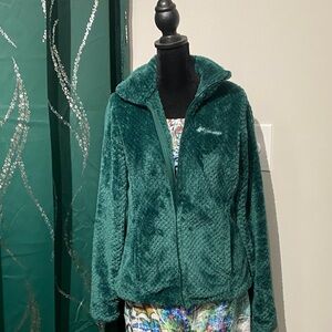 Columbia Beech Forest Full Zip Fleece Jacket in  green.